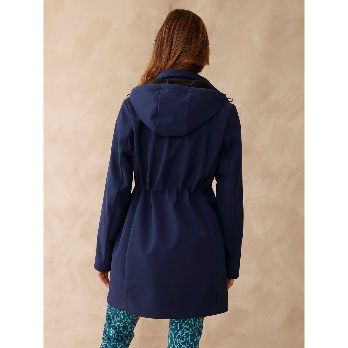 Parka déperlante et respirante à capuche marine, DAXON