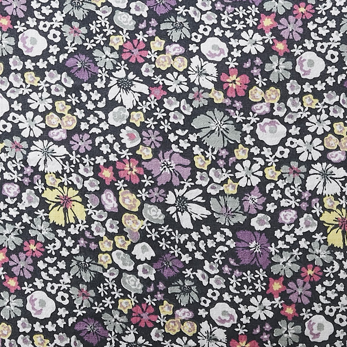 Coussin avec passepoil 45x45 cm Gaze de Coton Melia violet, EDEN
