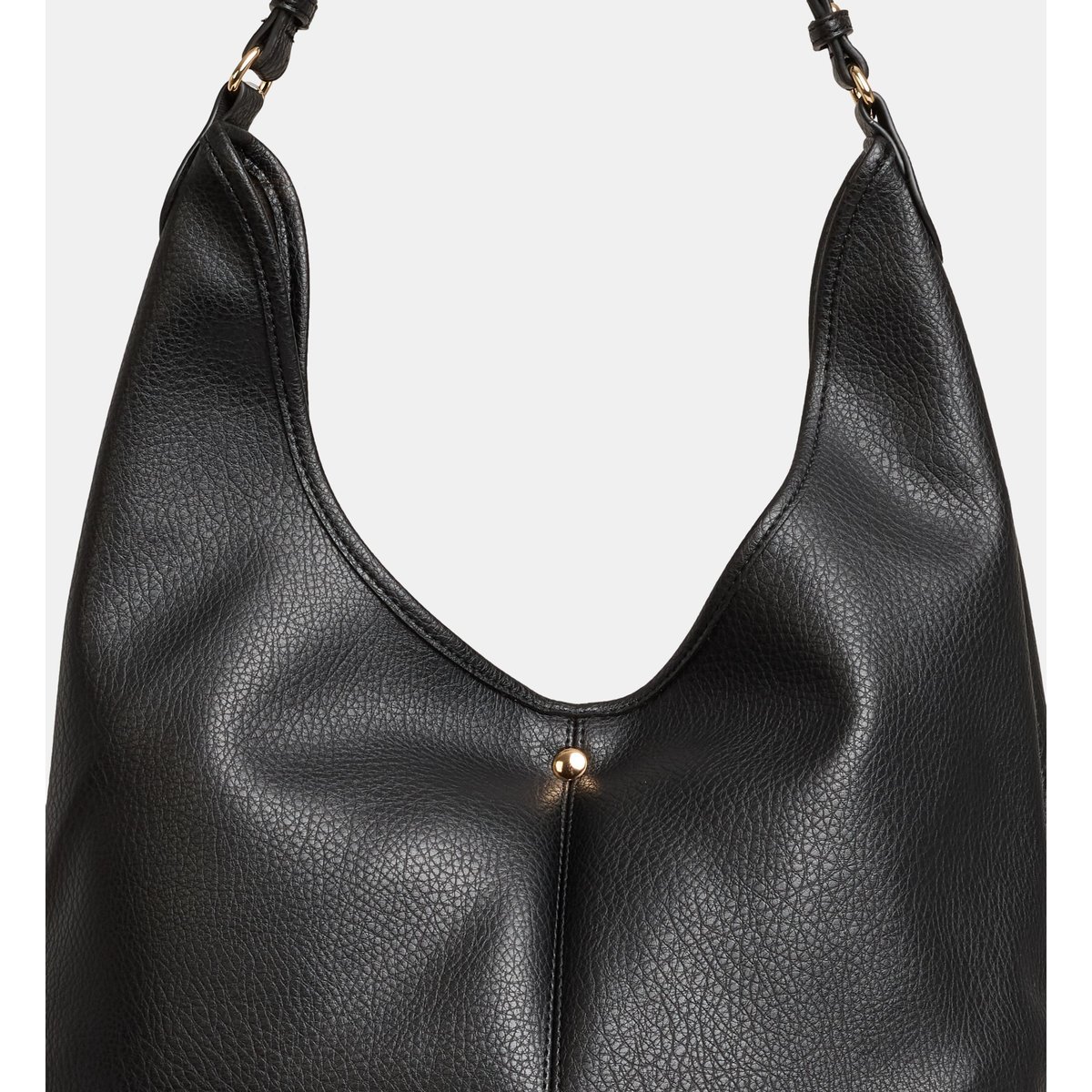 Sac à main eva souple effet grainé noir, GALERIES LAFAYETTE