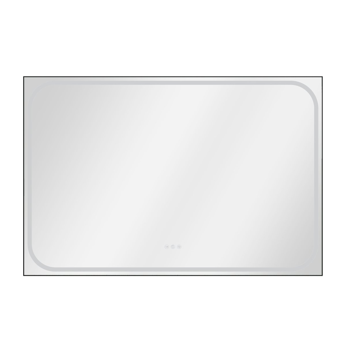 Miroir avec lumières intégrées, REMIX gris / argent, SENSEA