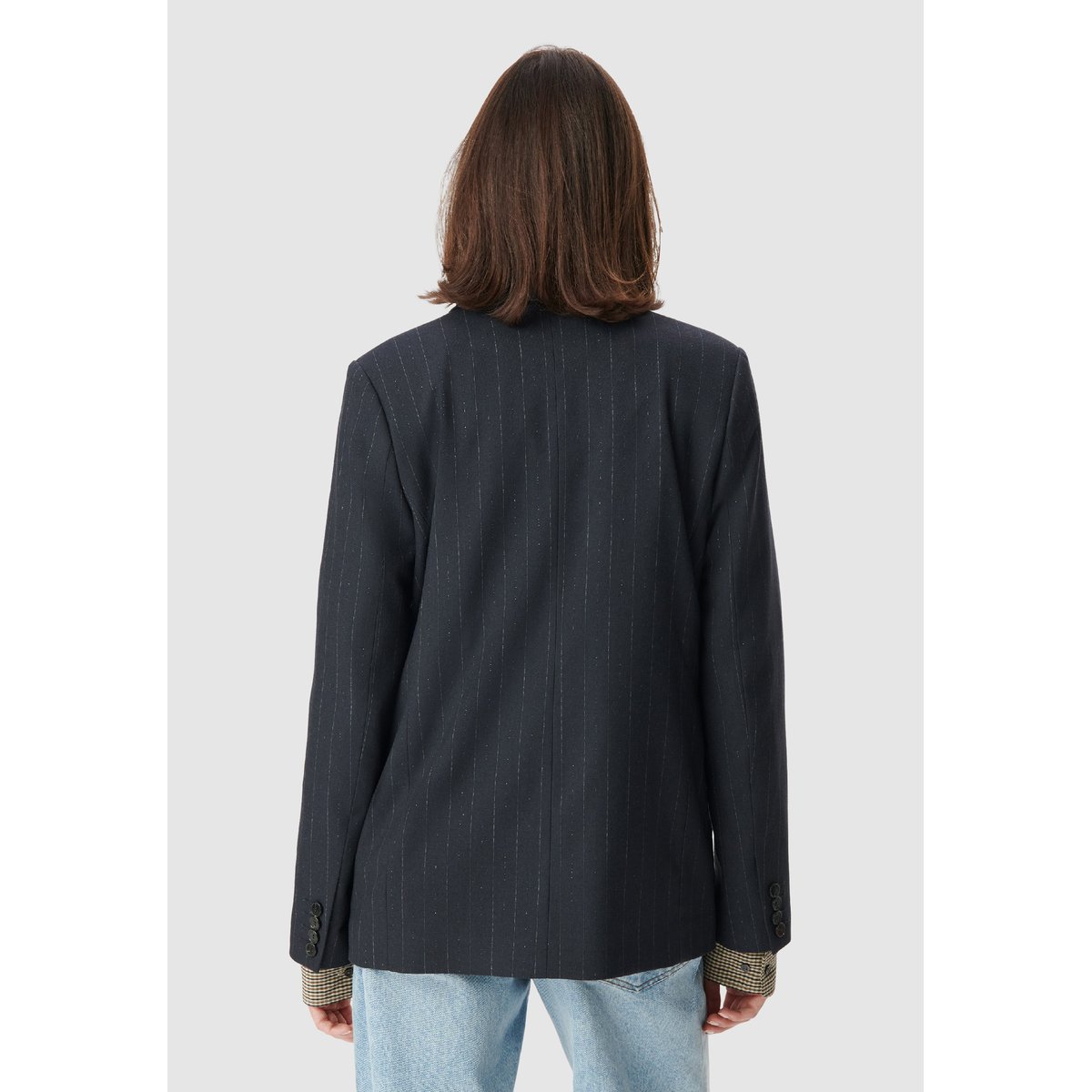 Veste de tailleur rayures tennis bleu marine, IKKS