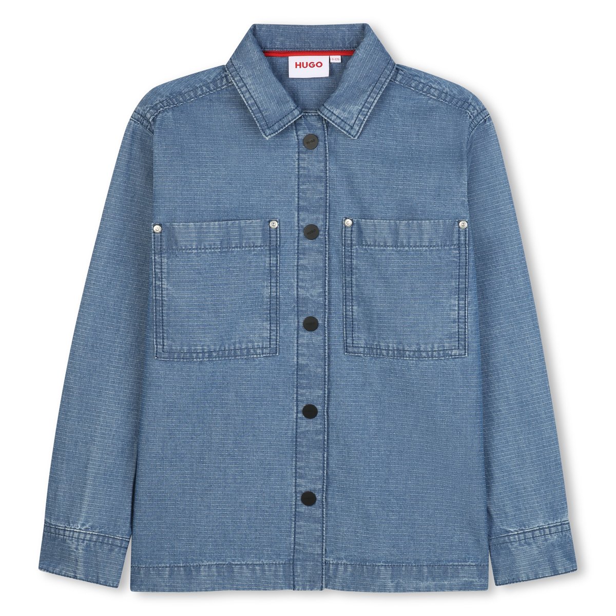 Chemise en denim stone, HUGO KIDSWEAR