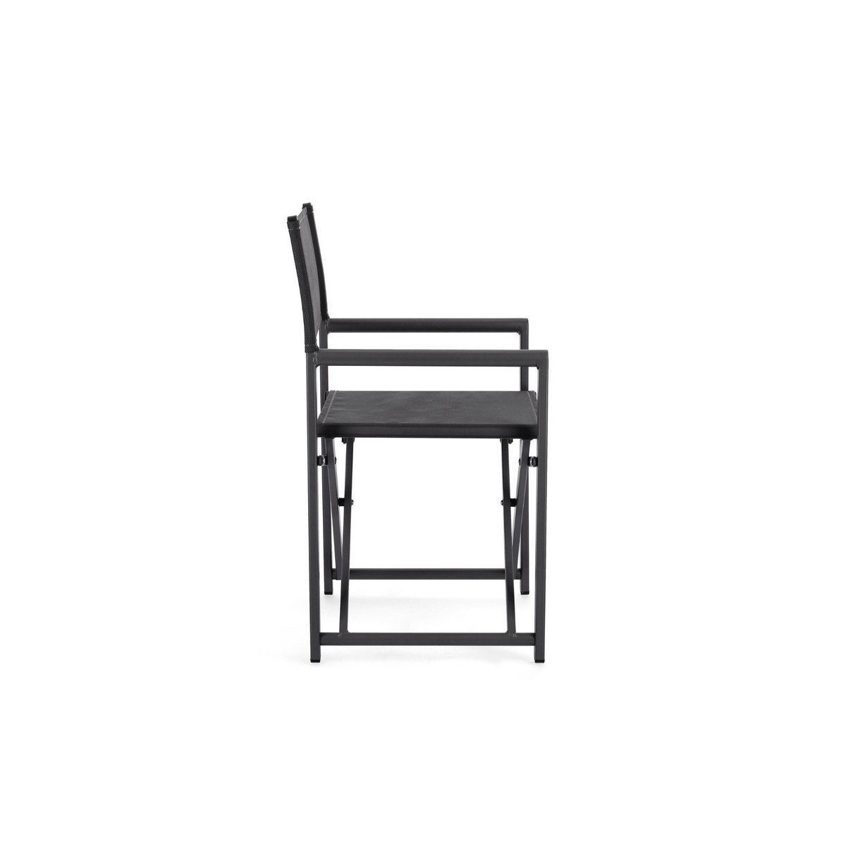 Chaises de metteur en scène pliables d'extérieur (lot de 2) - CABOURG anthracite, HELLIN, DEPUIS 1862