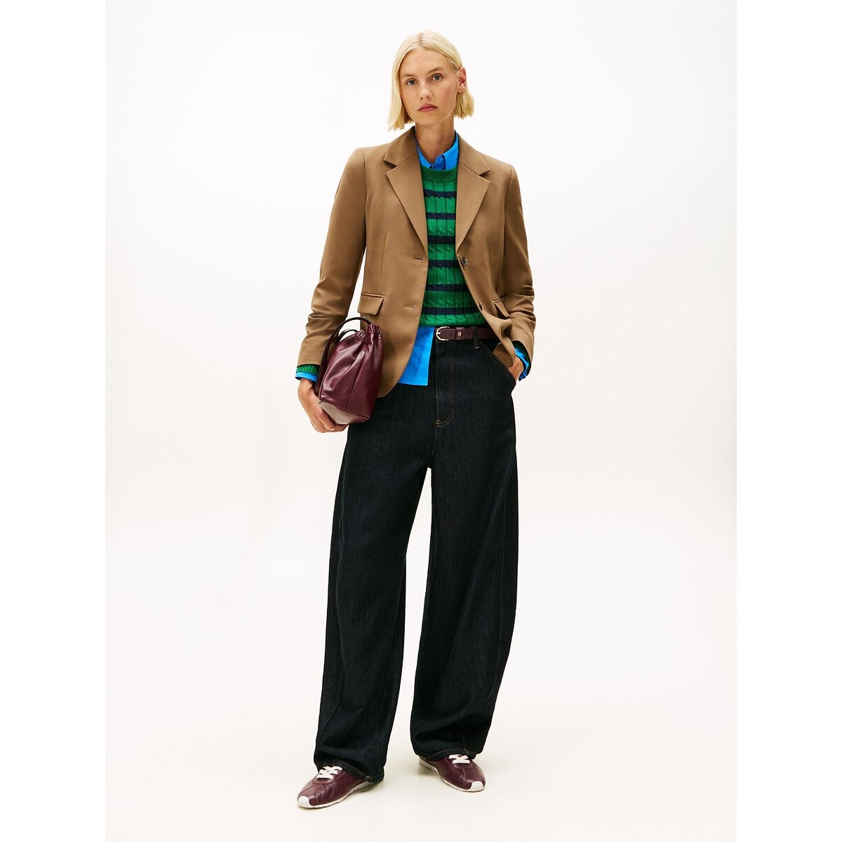 Veste blazer taupe, TOMMY HILFIGER