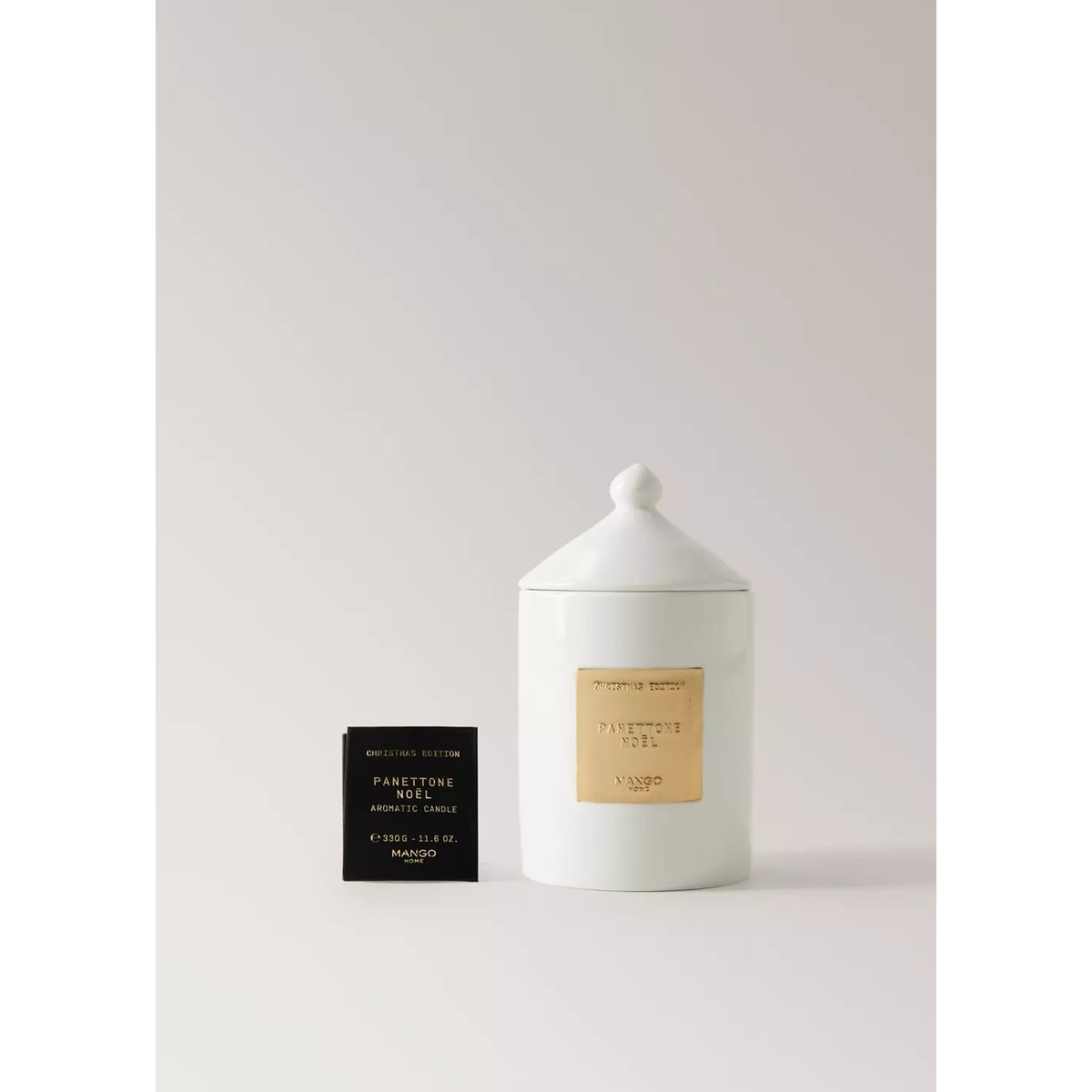 Bougie parfumée PANETONE 330 g or, MANGO HOME