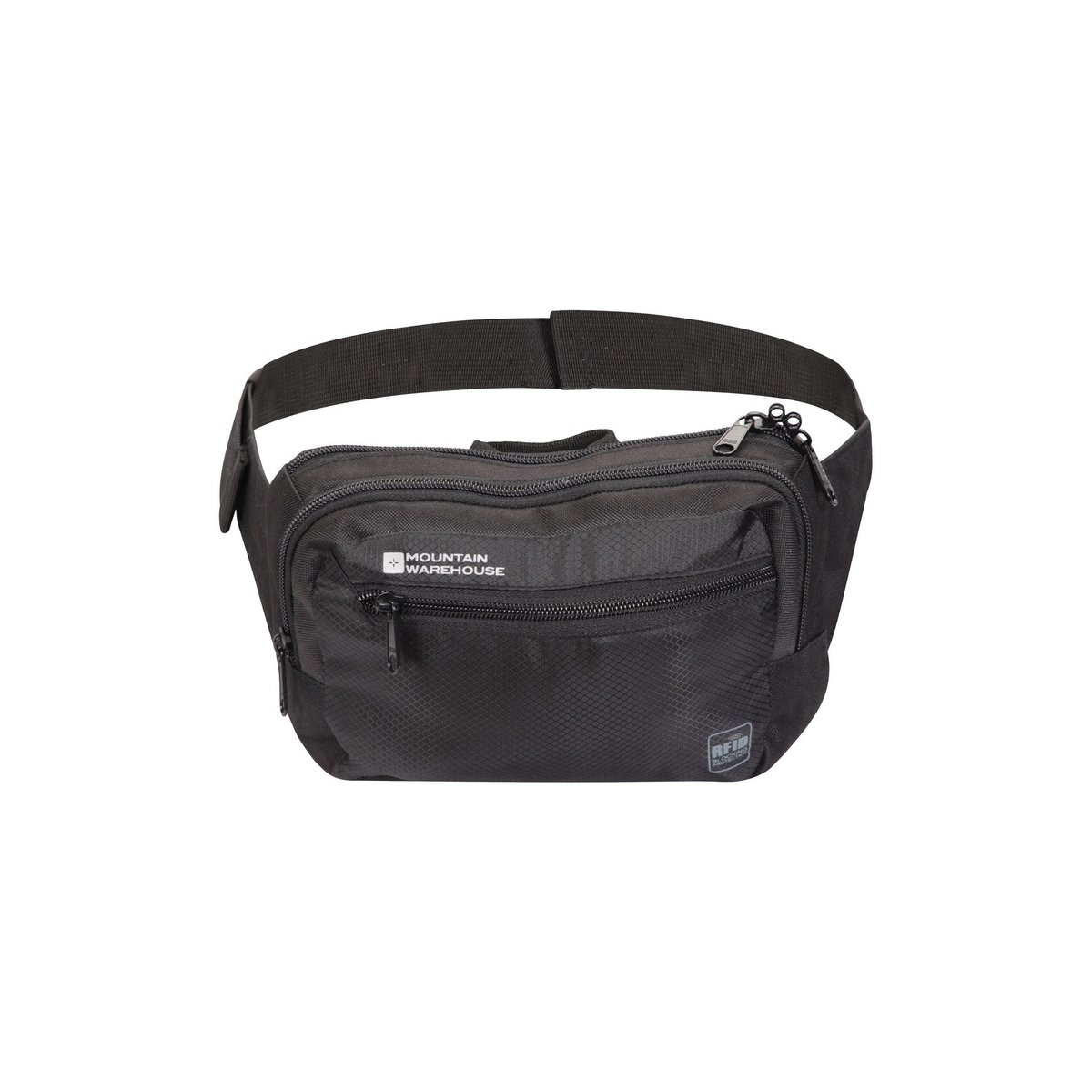 Sac banane de voyage avec protection RFID noir, MOUNTAIN WAREHOUSE