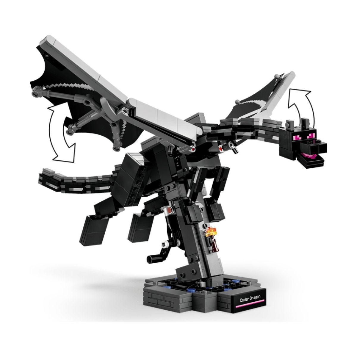 Minecraft Le Dragon de l'Ender multicolore, LEGO