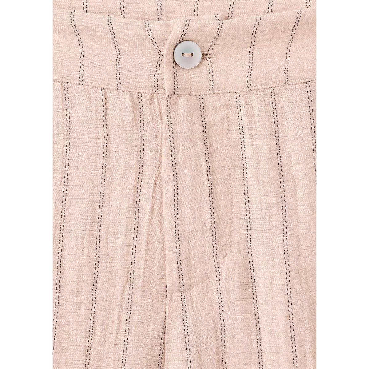 Pantalon à rayures et taille basse rose pastel, MANGO TEEN