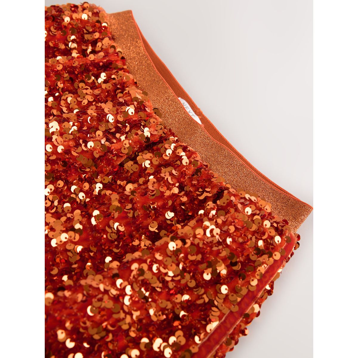 Jupe à sequins orange, NEXT
