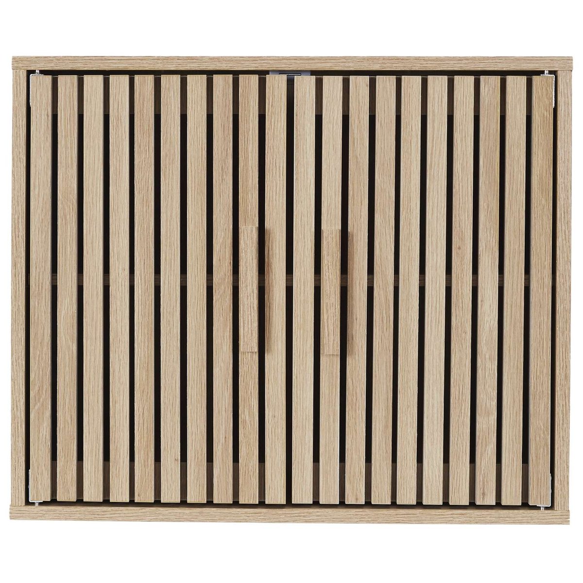 Armoire murale 2 portes en bois SAULK marron, THE HOME DECO FACTORY