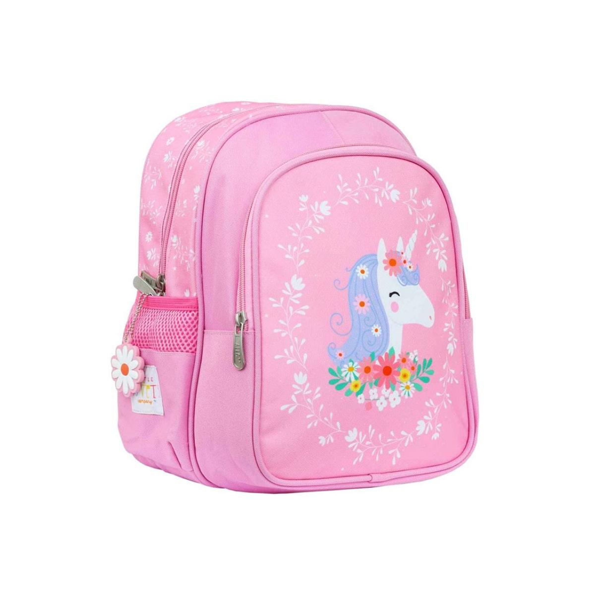 Sac à dos avec poche isotherme Licorne rose, blanc, A LITTLE LOVELY COMPANY