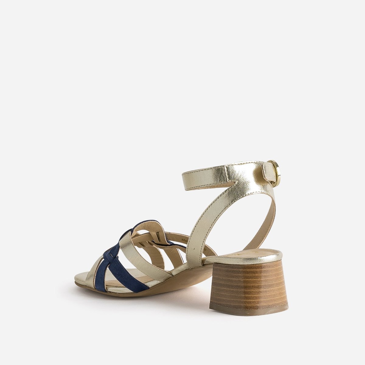 Sandale À Talon en cuir GUZITA bleu, ERAM