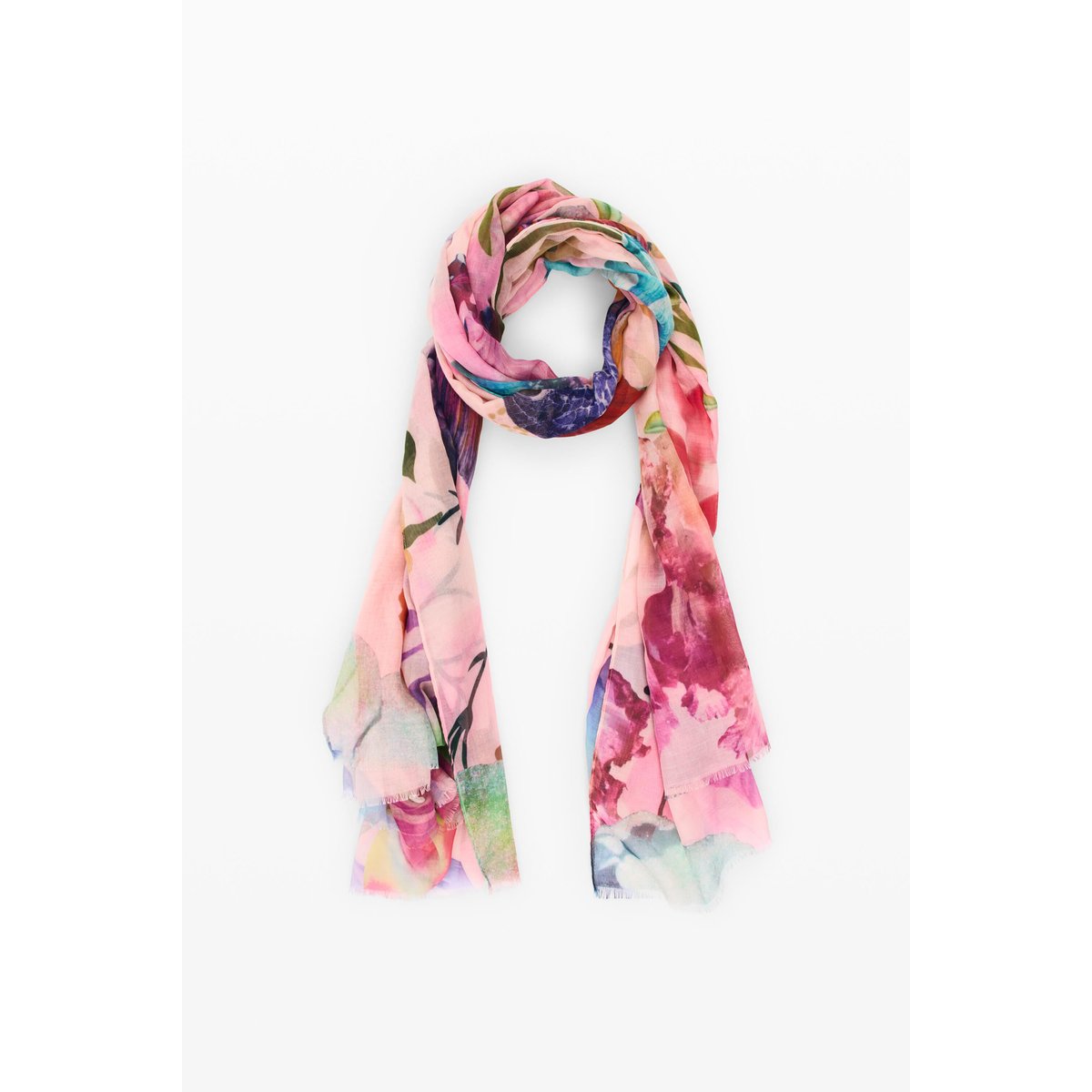 Foulard conçu par mr. christian lacroix rouge, DESIGUAL