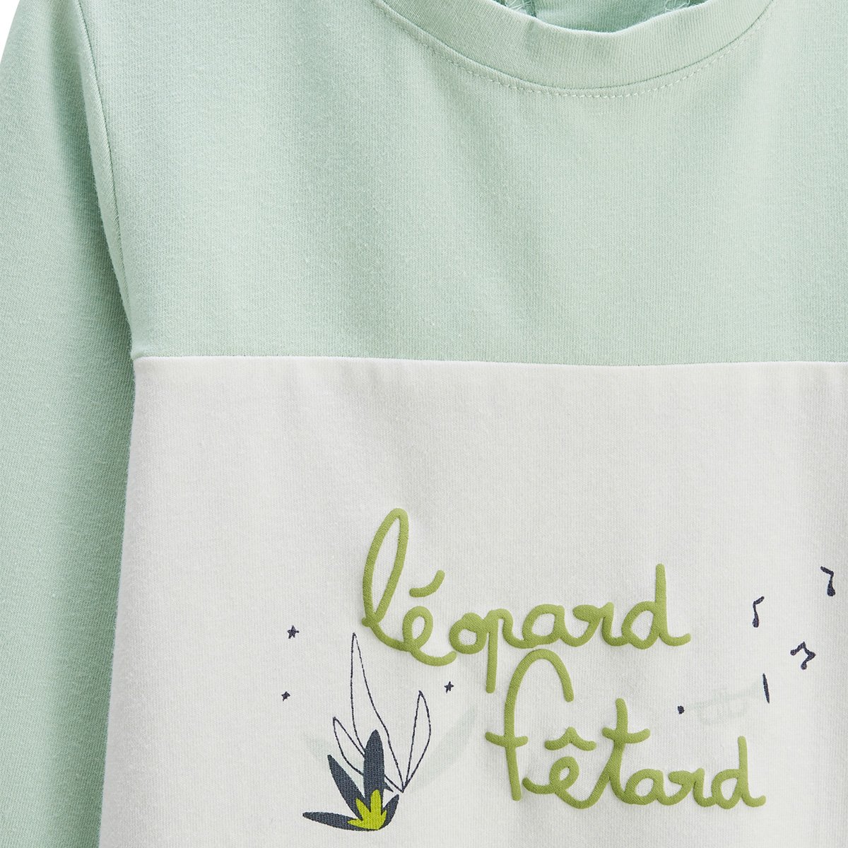 Lot de 2 t-shirts enfant manches longues Oscar bleu, PETIT BEGUIN