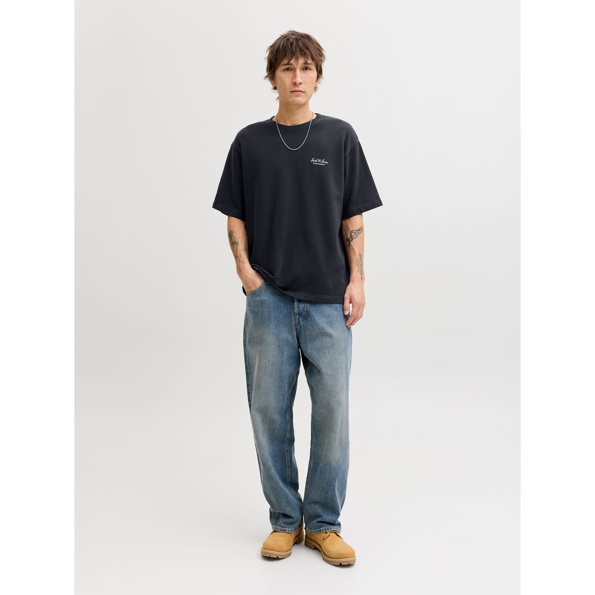 Sweat-Shirt black 1, JACK & JONES