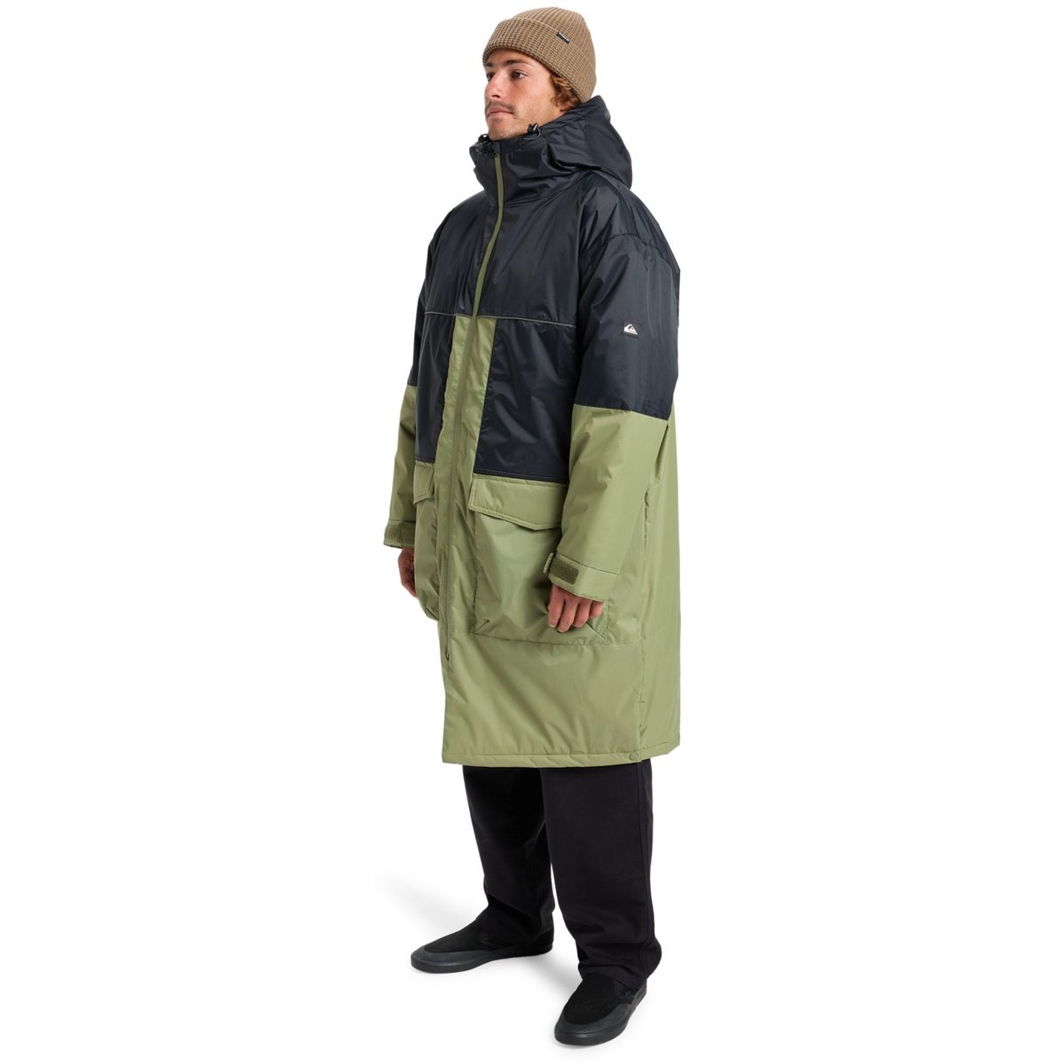 Poncho de surf à capuche FULL RIG PONCHO vert loden green, QUIKSILVER