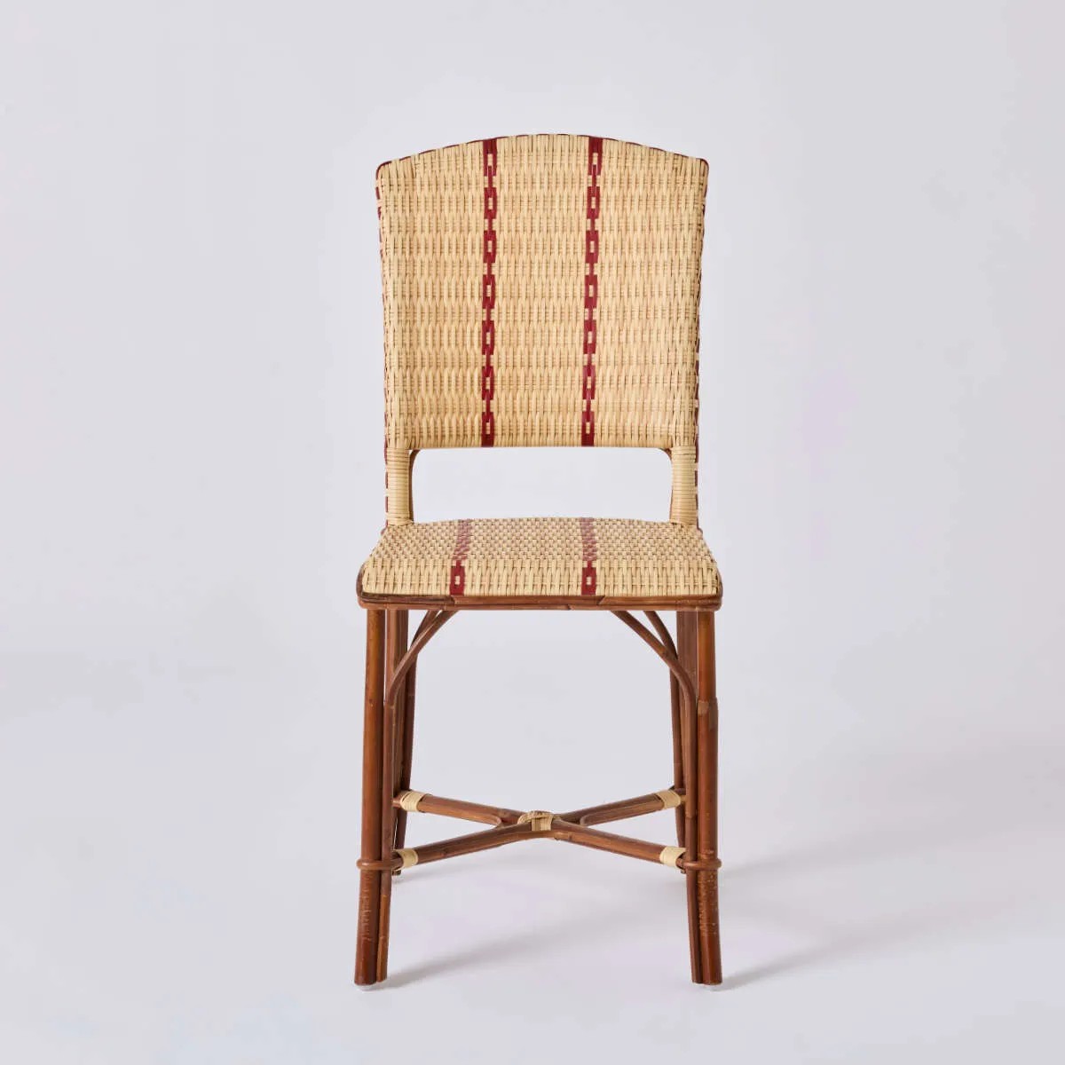 Chaise en rotin et résine BISTROT rotin foncé, KOK