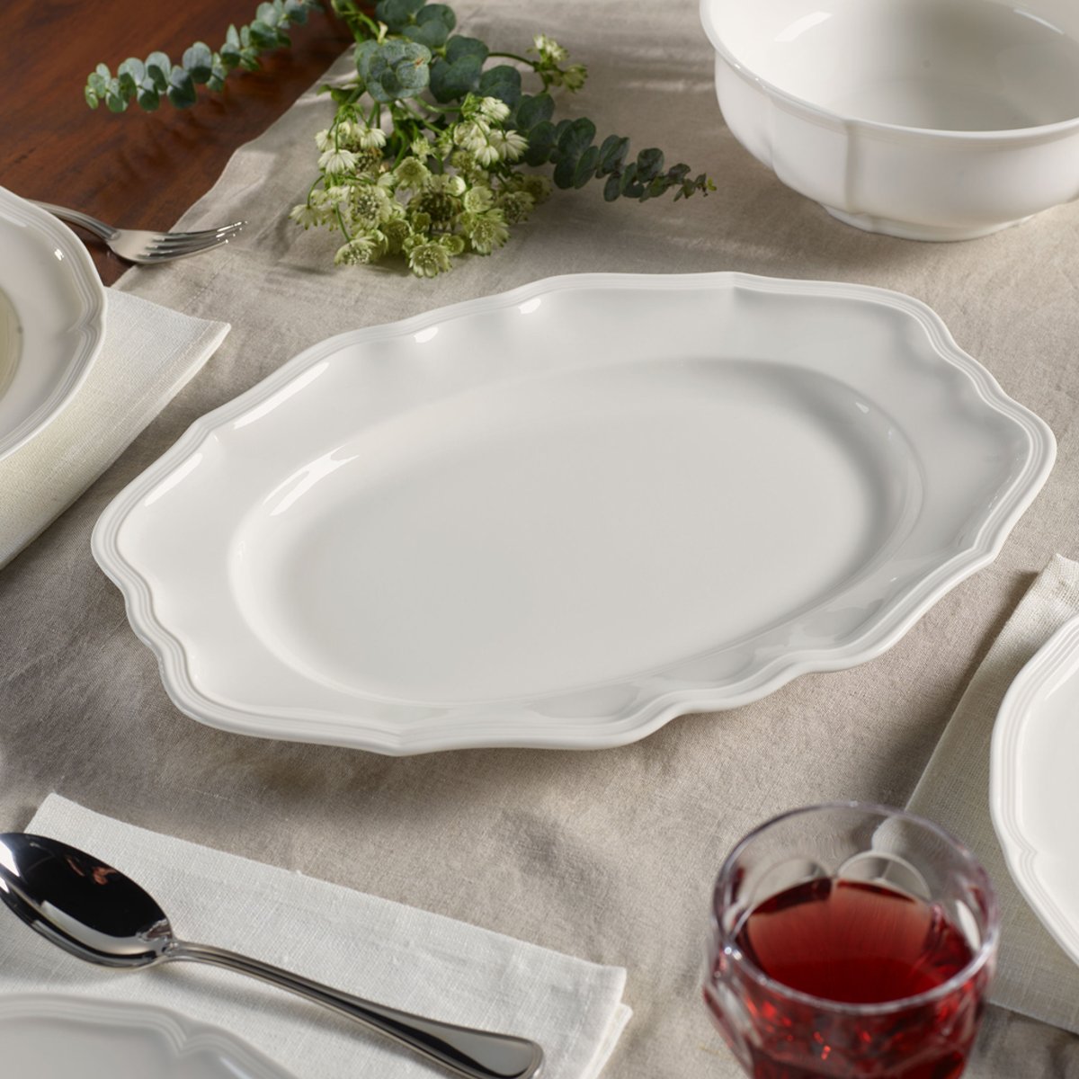 Plat De Service MANOIR blanc, VILLEROY & BOCH