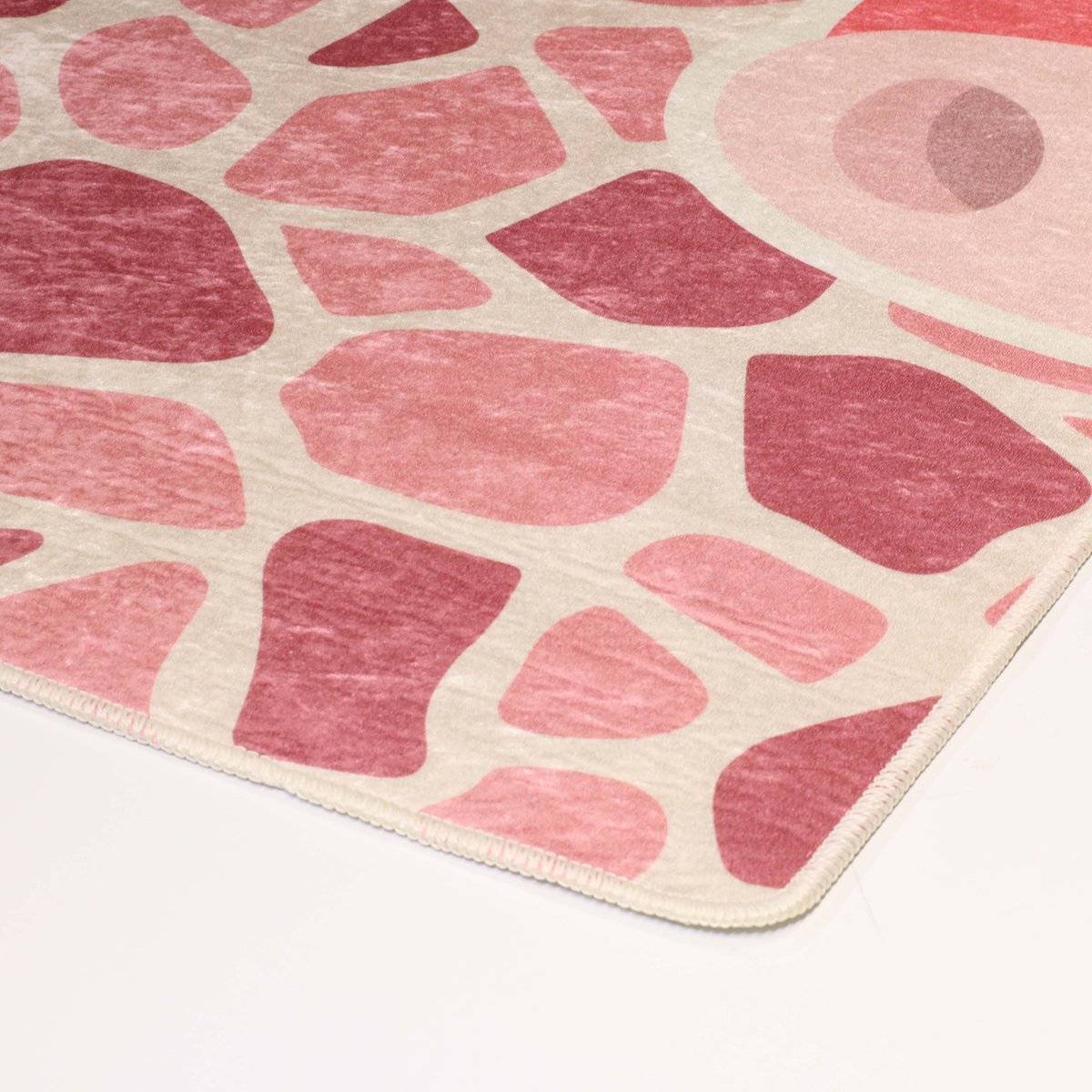 Tapis chambre enfant Girafe Ros rose, EDEN