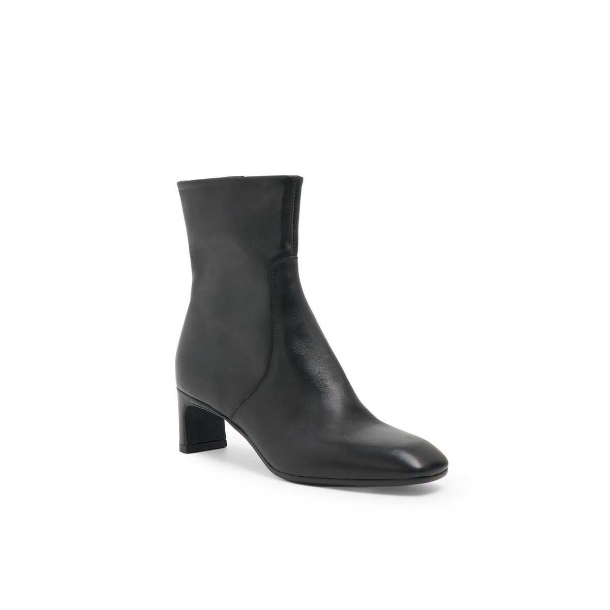 Boots À Talon en cuir CHRISTINA noir, MELLOW YELLOW