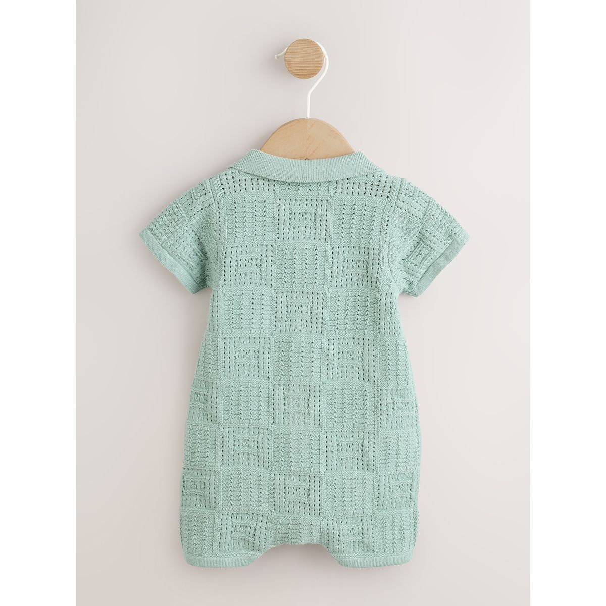 Barboteuse bébé en maille personnages de la mer verte, NEXT