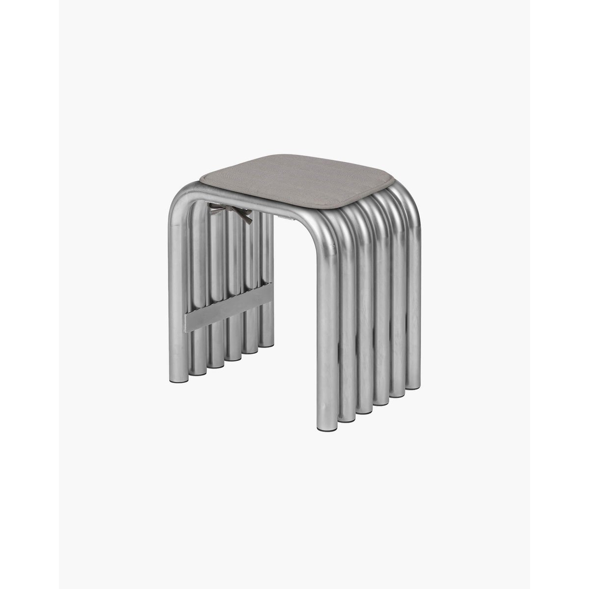 Coussin Nokk pour tabouret, gris clair gris clair, NOO.MA