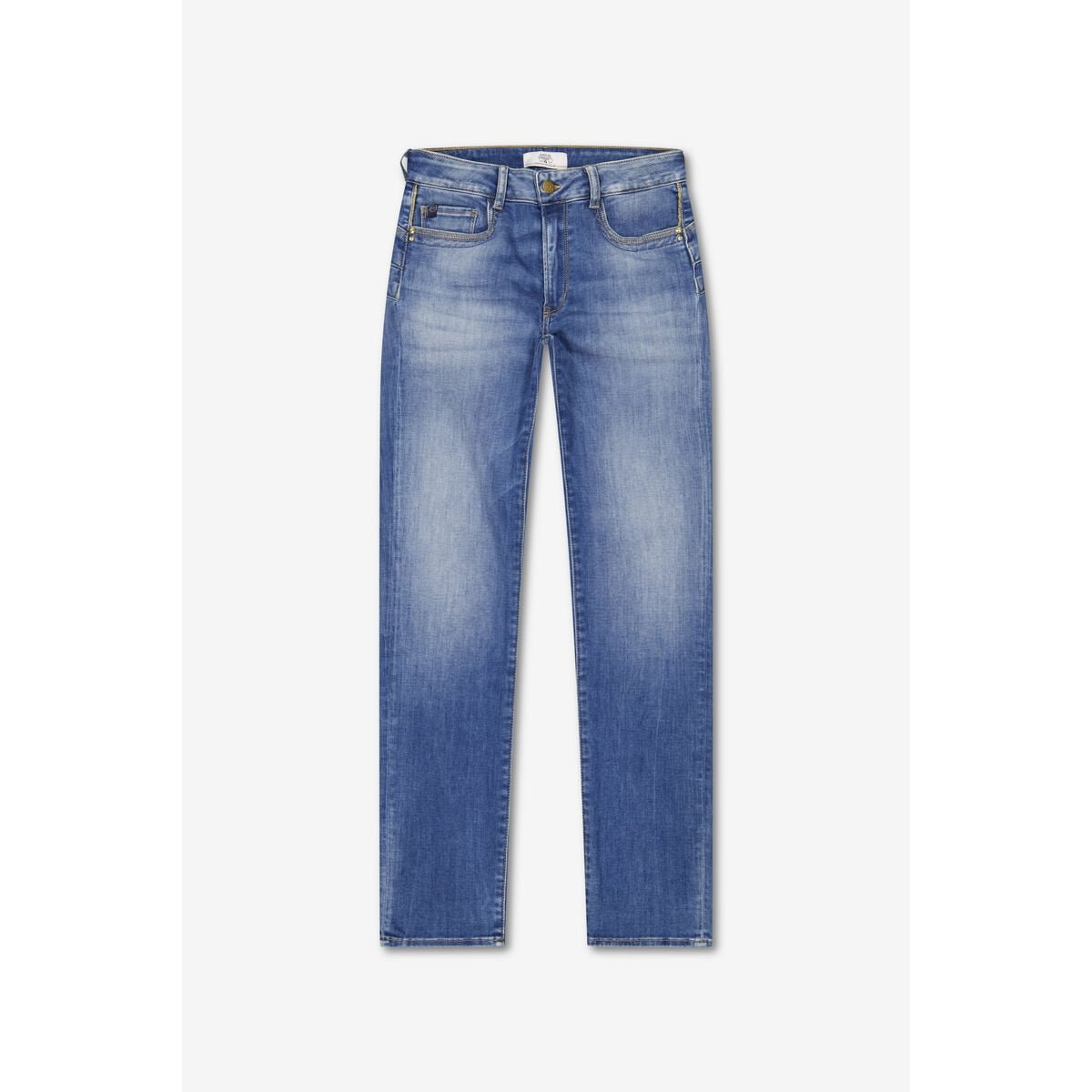 Jeans push-up slim taille haute PULP, longueur 34 blue, LE TEMPS DES CERISES