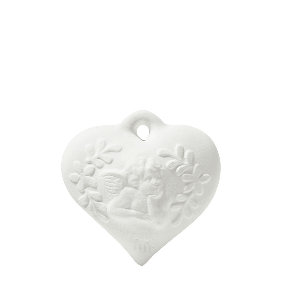 Décor parfumé Cœur Ange - FLEUR DE COTON blanc, MATHILDE M