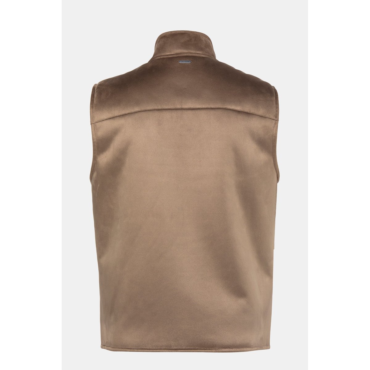 gilet, velours, doublure en polaire beige, JP1880