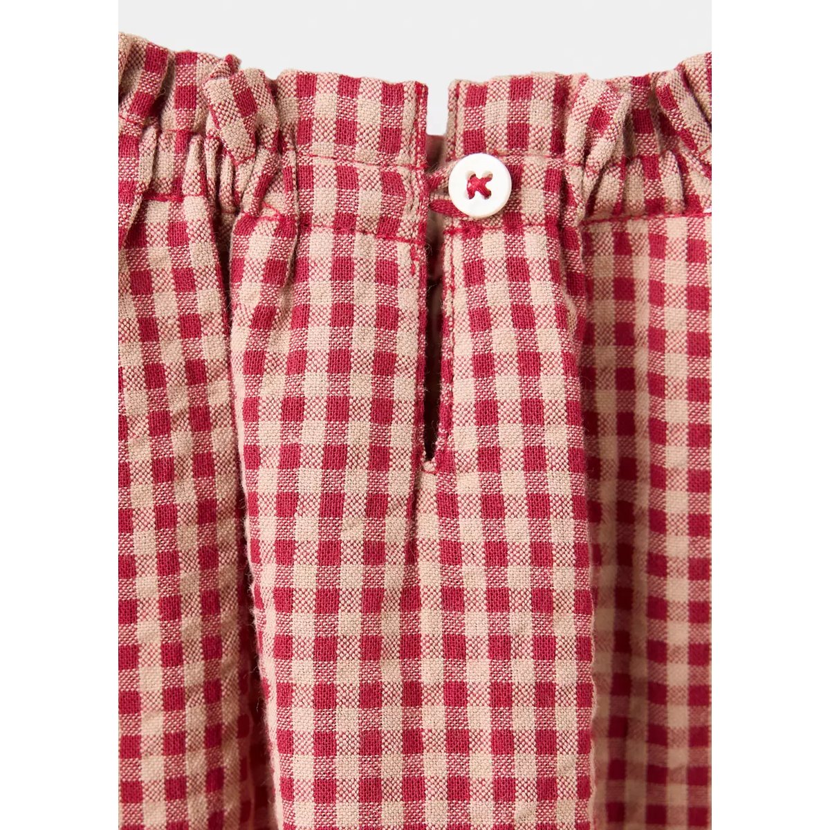 Blouse à carreaux vichy rouge, MANGO BABY