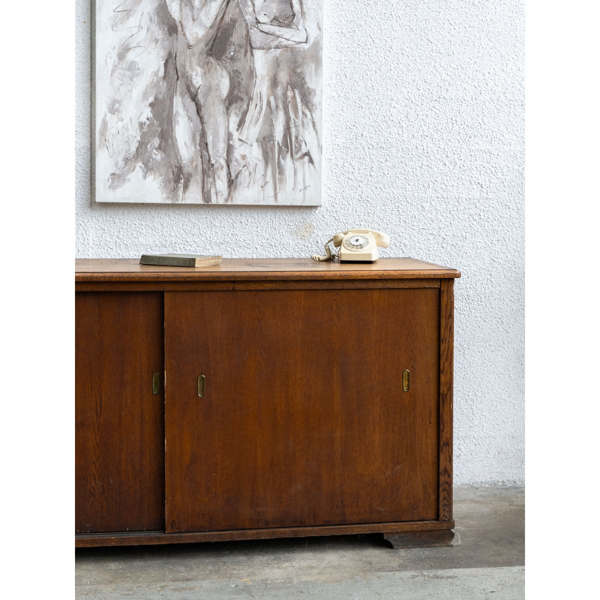Buffet industriel Gilbert N°74 - Bon état bois fonce, DEBONGOUT