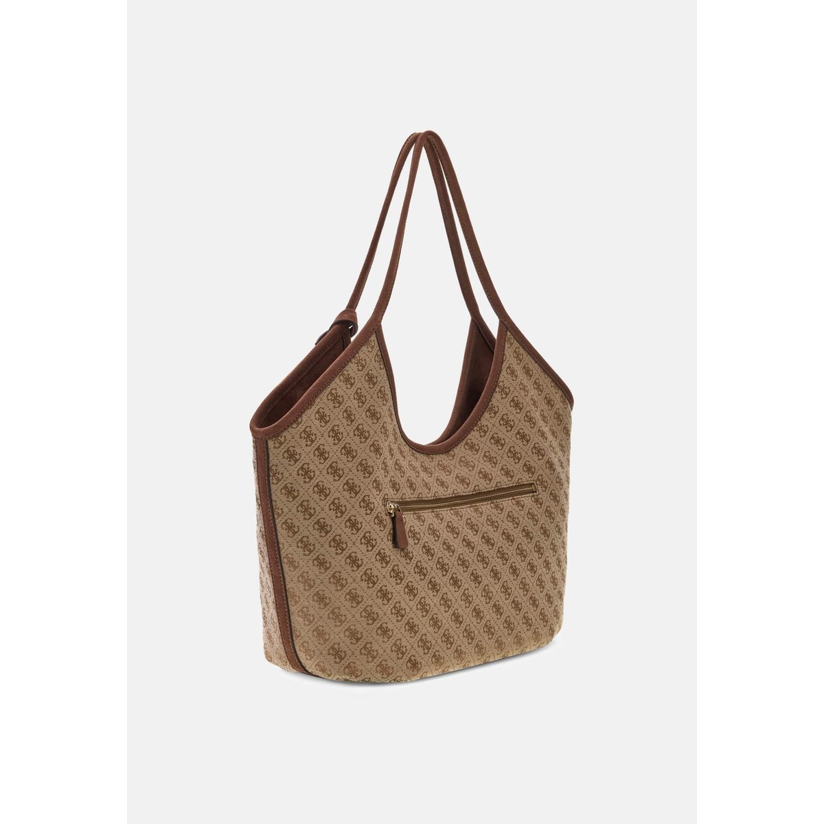 Sac Tote Avec Logo Samantha marron multi, GUESS
