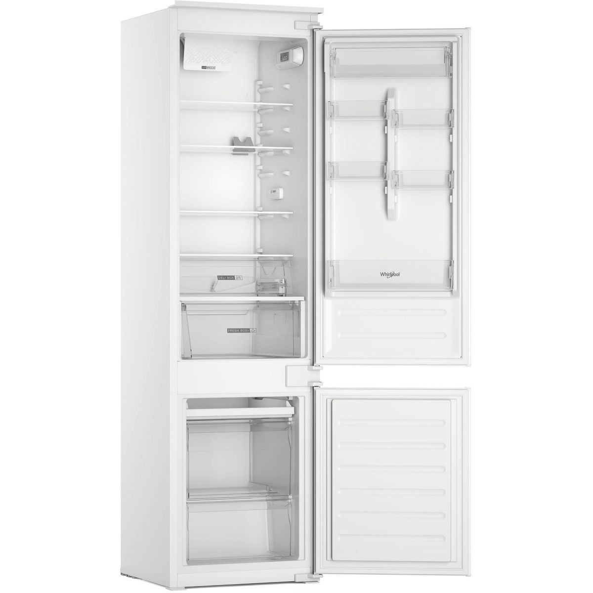 Réfrigérateur combiné encastrable WHC20D021B2 6ème Sens 193cm couleur unique, WHIRLPOOL