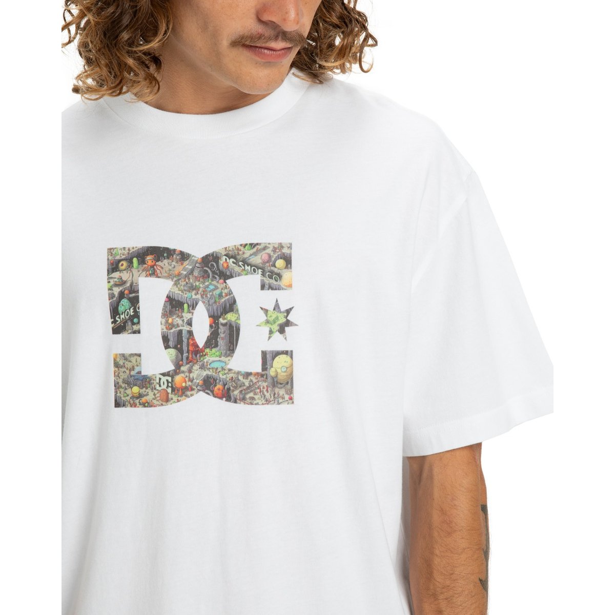 T-shirt à manches courtes. blanc white, DC SHOES