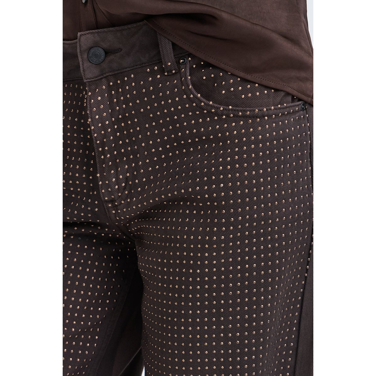 Jeans marron java, B.YOUNG