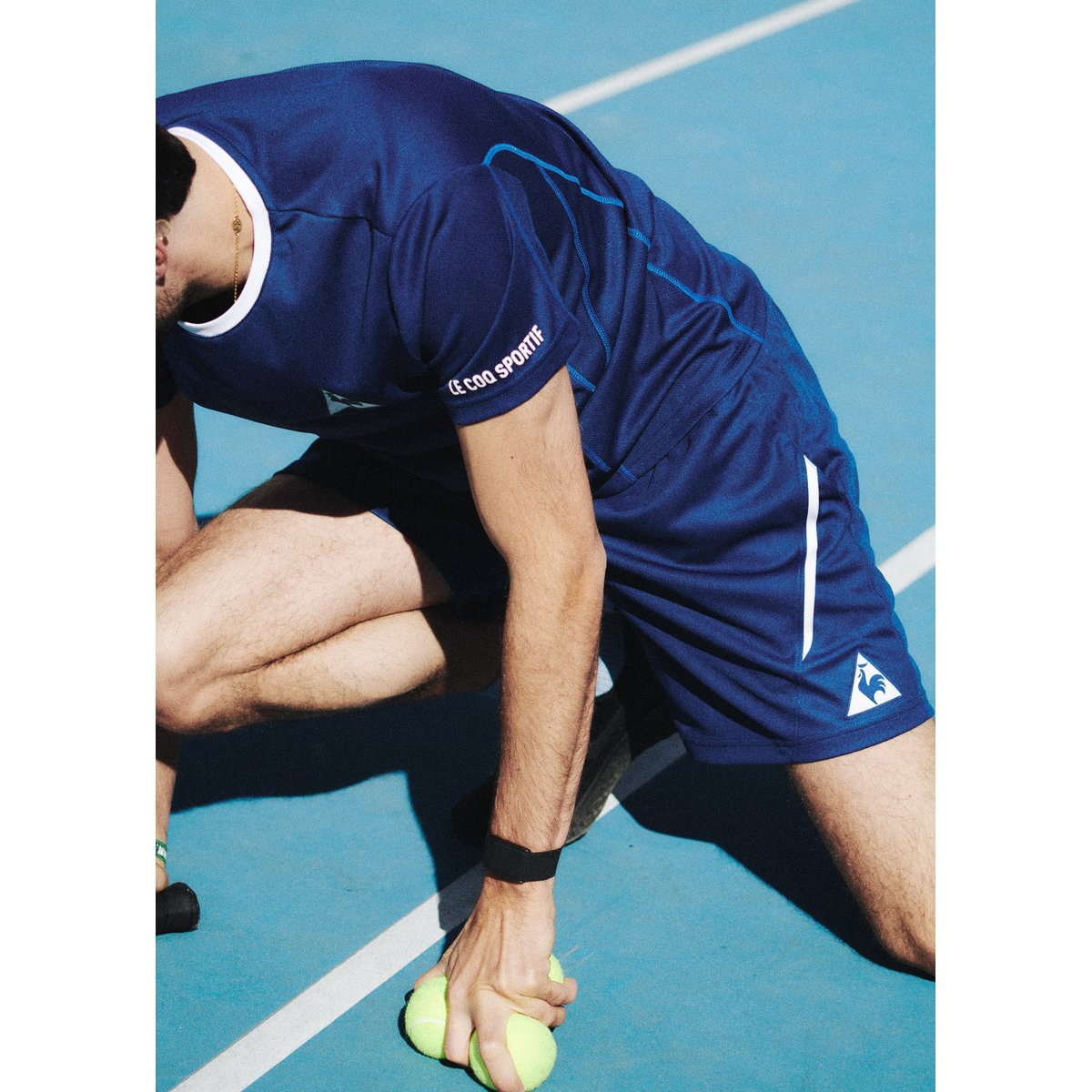 Short de Tennis TENNIS MATCH KIT estate blue, LE COQ SPORTIF
