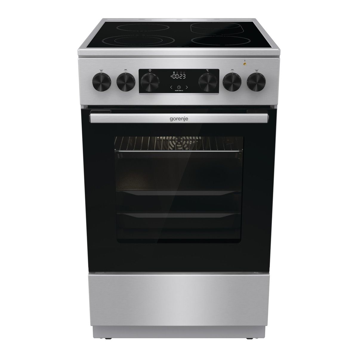Cuisinière vitrocéramique GECS5C70XA couleur unique, GORENJE