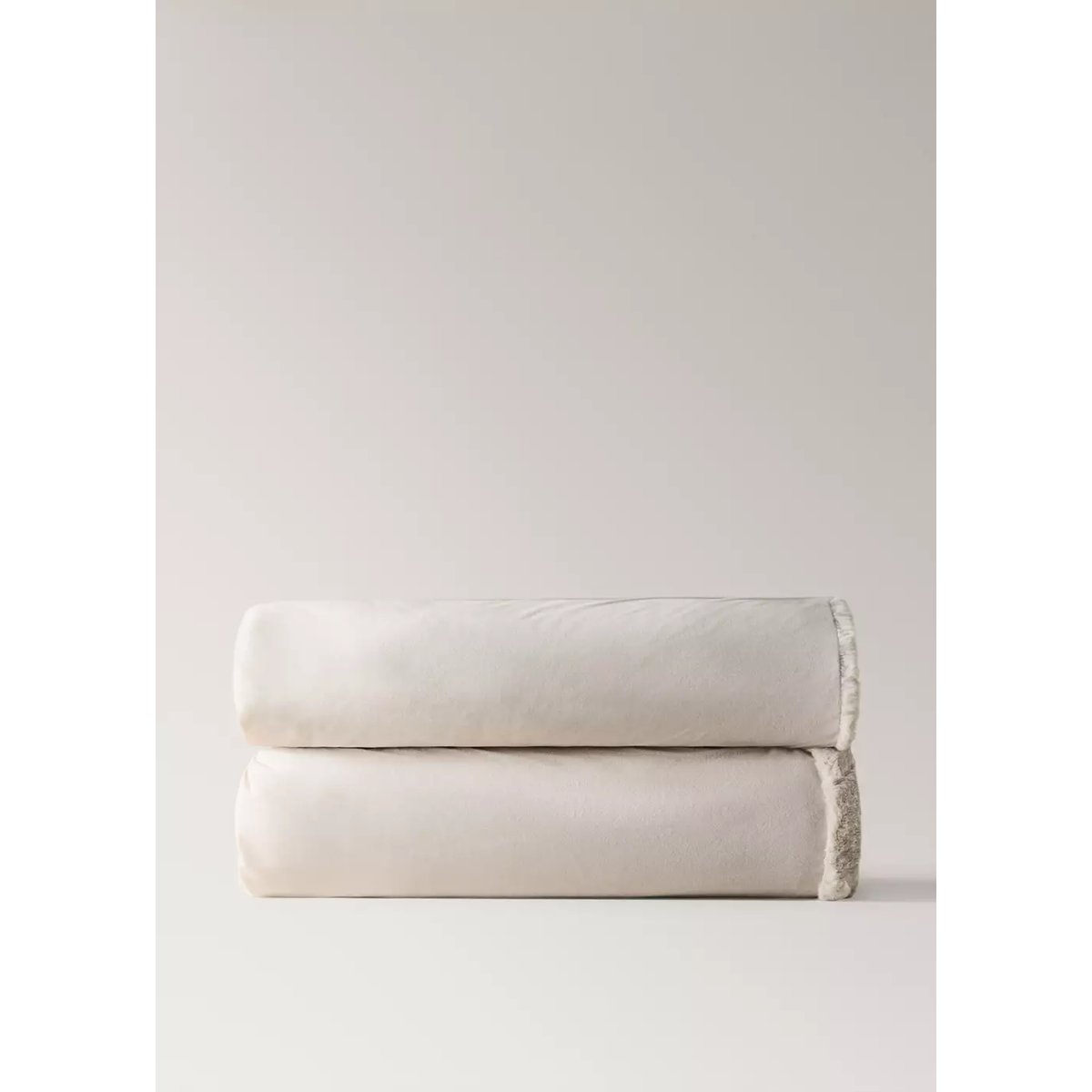Couverture texture douce sable, MANGO HOME