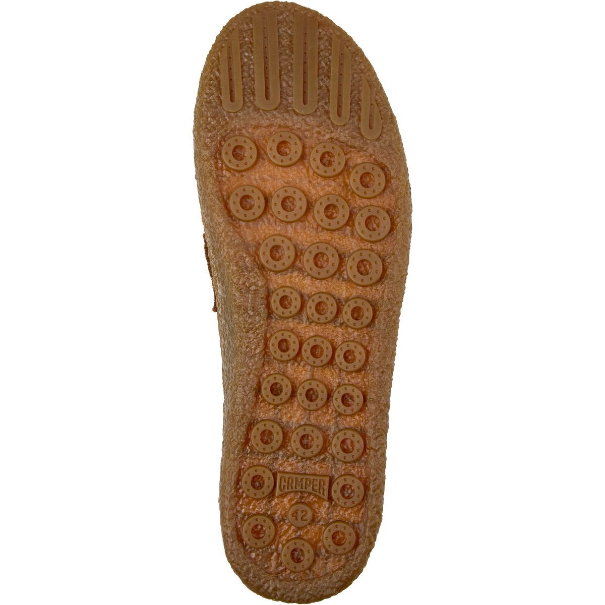 Mocassins Peu Terreno Suede Leather brun moyen 002, CAMPER