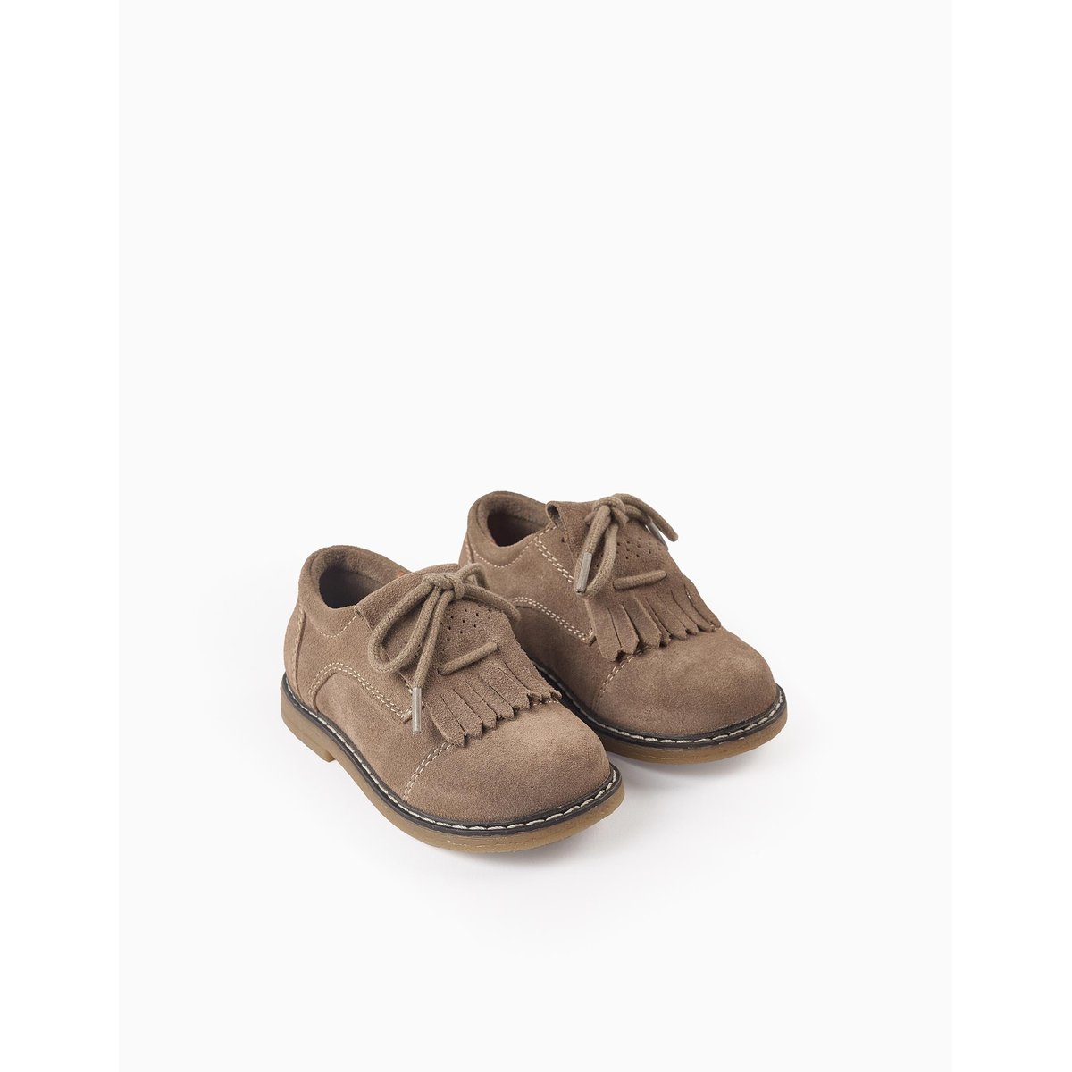 Chaussures en Daim à Franges beige clair, ZIPPY