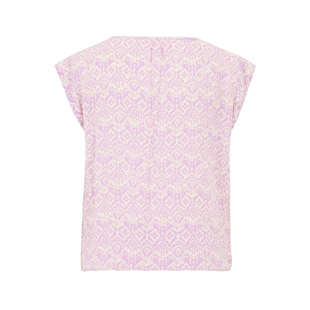 Blouse casual à motifs blanc/violet, CARTOON