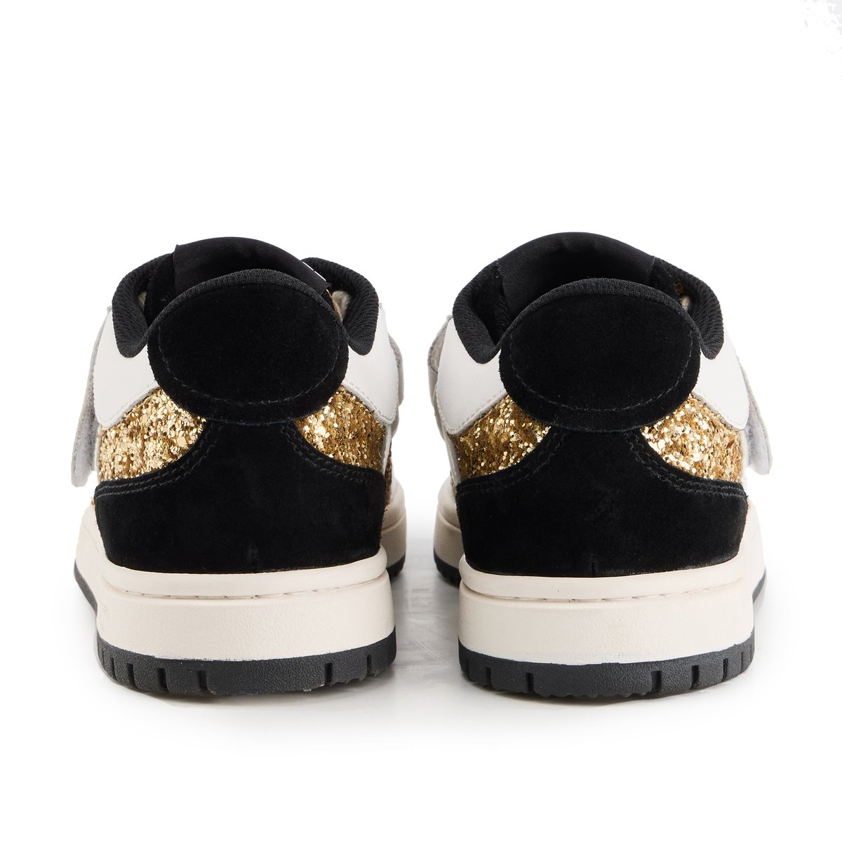 Baskets En Cuir Serena Strap gold, BONS BAISERS