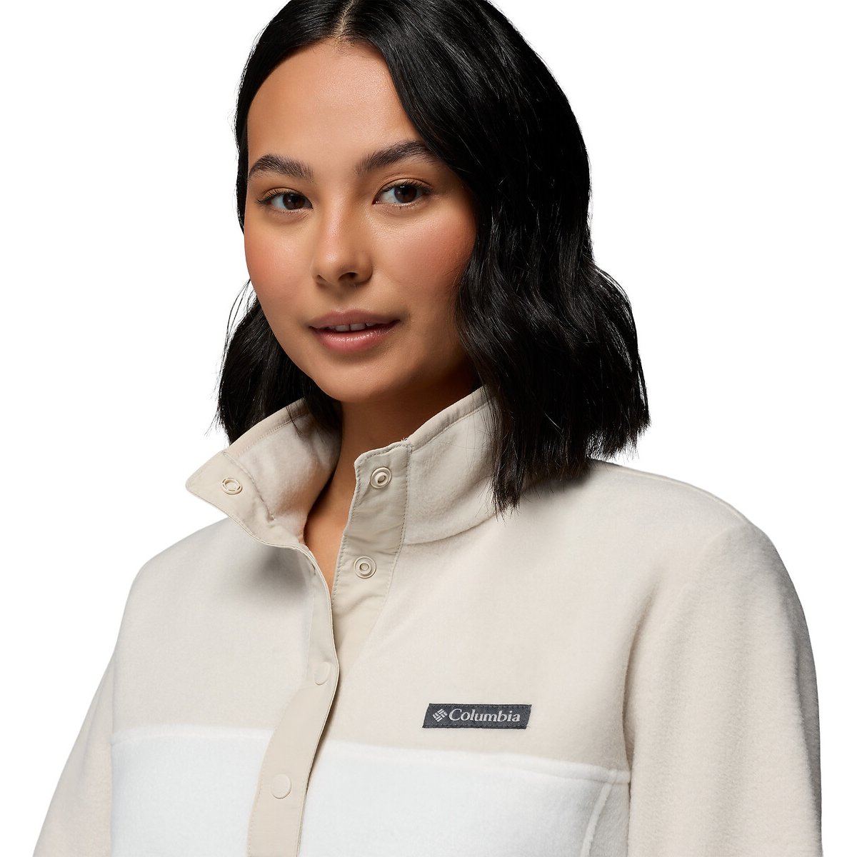 Polaire demi pressionnée Benton Springs™ beige/blanc, COLUMBIA