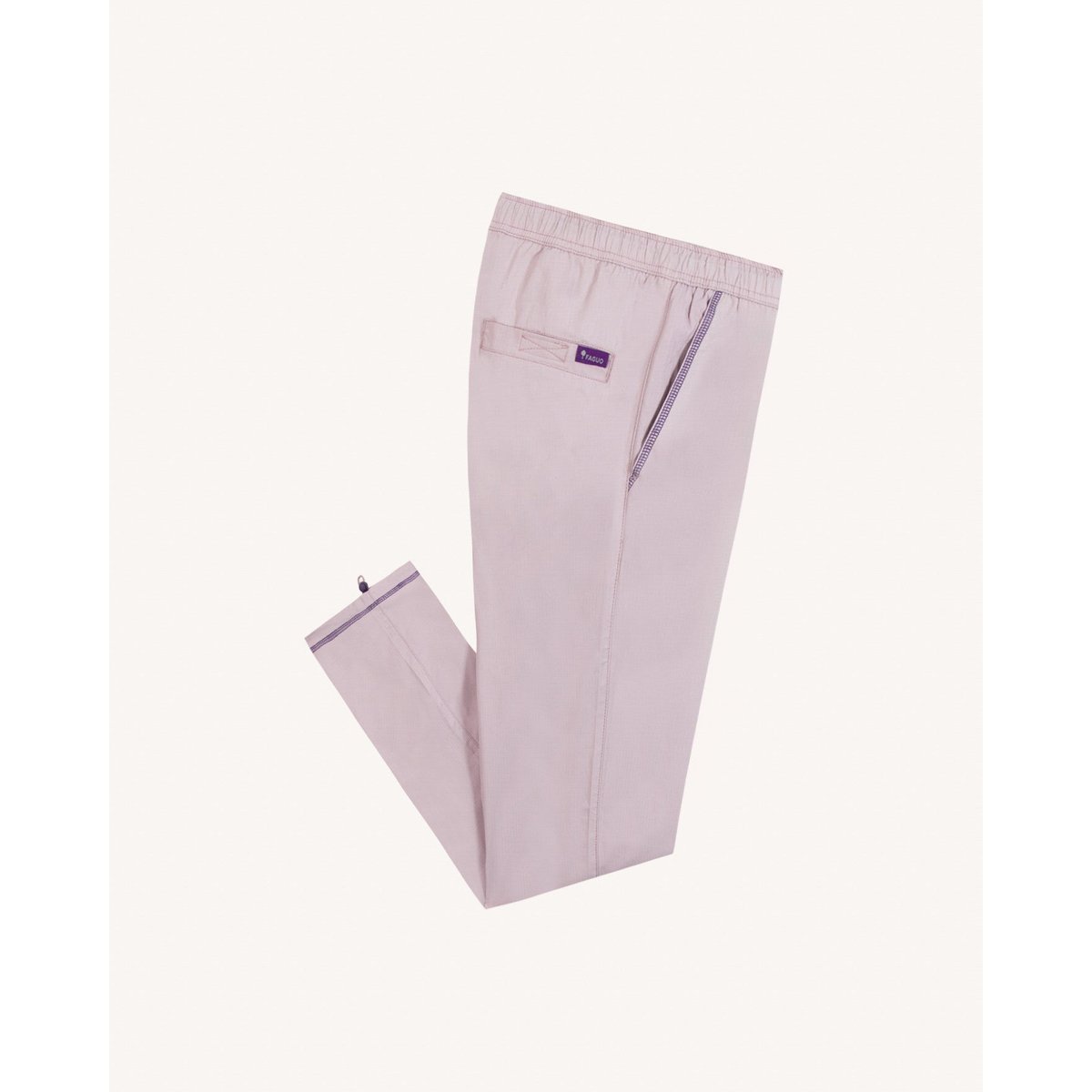 Pantalon élastique DREUILLE OTD rose grisé, FAGUO