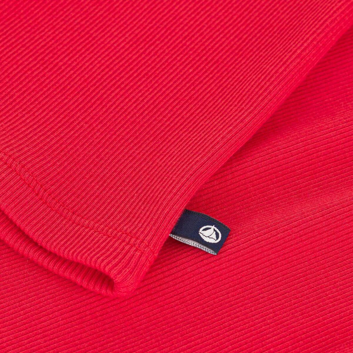 Top girocollo rosso, PETIT BATEAU