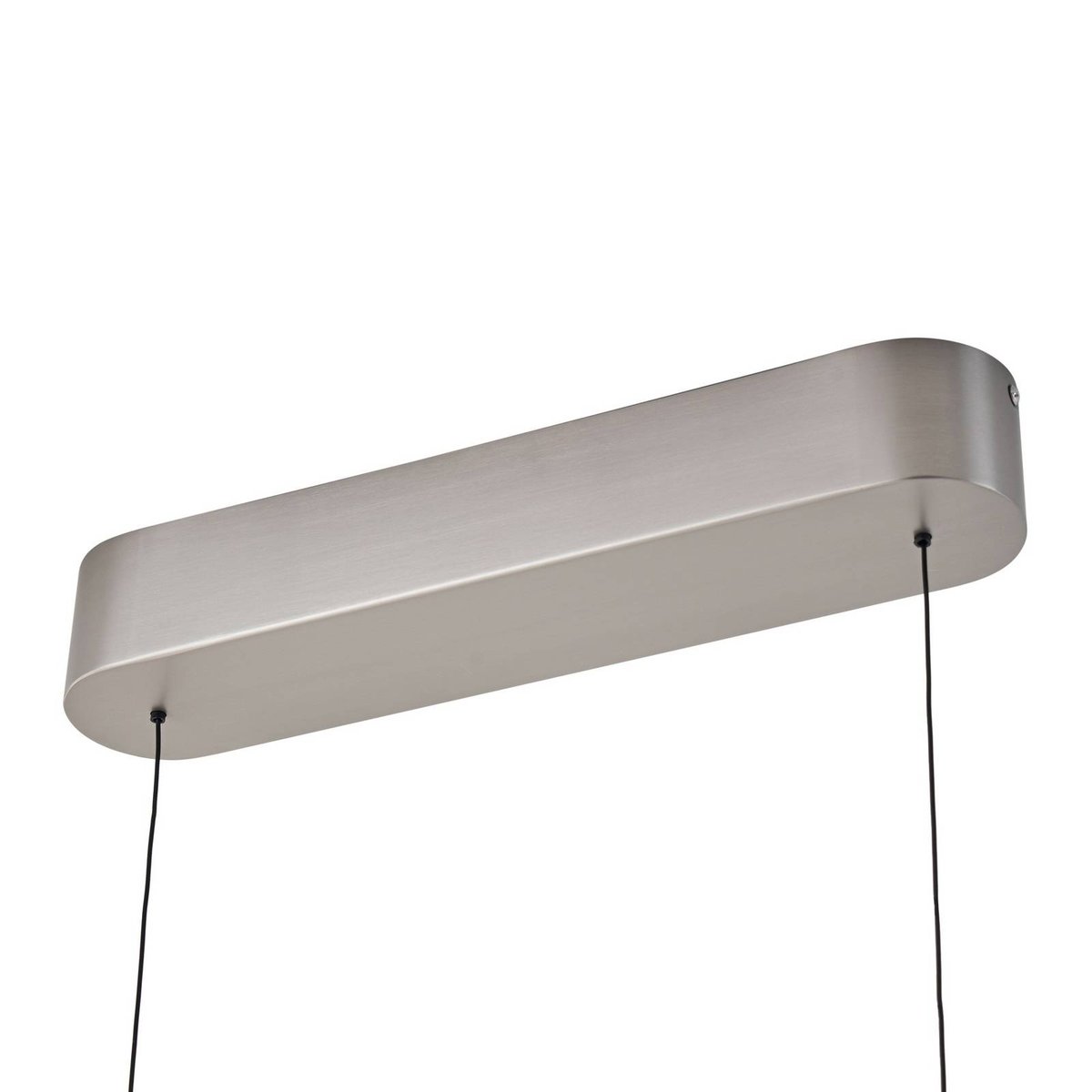 Suspension en métal moderneLED, Solvar argent, LUCANDE