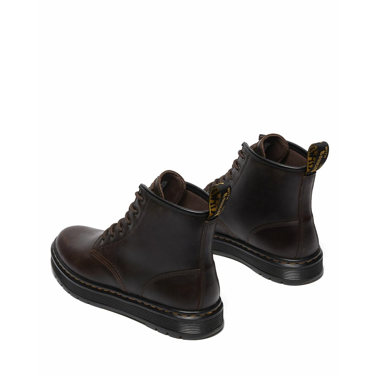 Boots Brookline Chukka en cuir Crazy Horse marron, DR. MARTENS