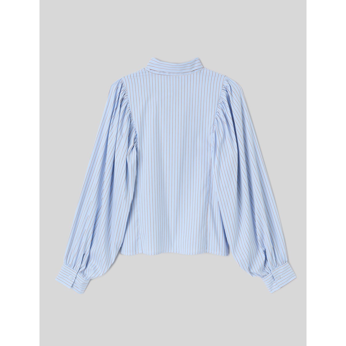 Blouse rayée à Noeud bleu clair, BZB