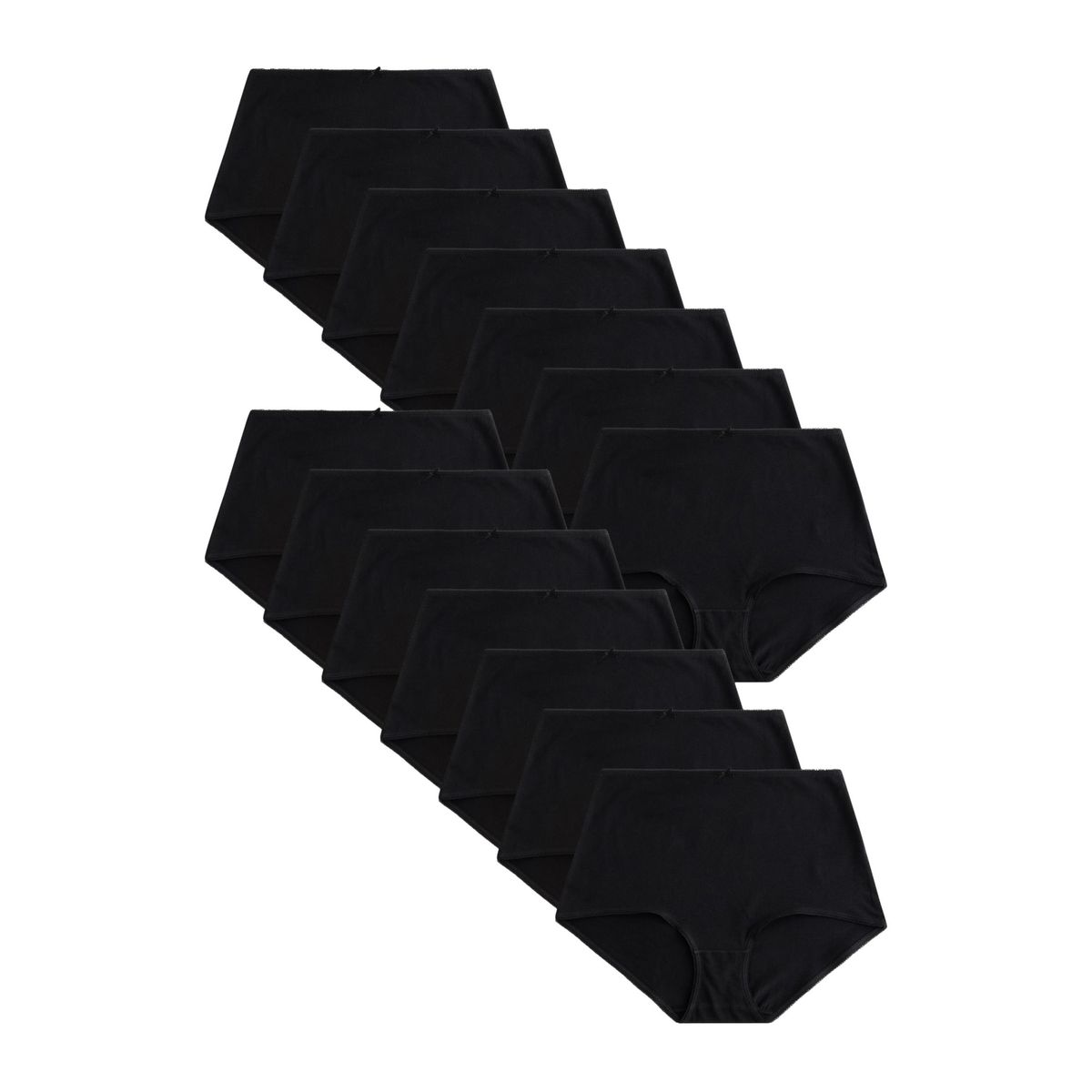 Culotte en coton majoritaire, lot de 14 noir, NEXT