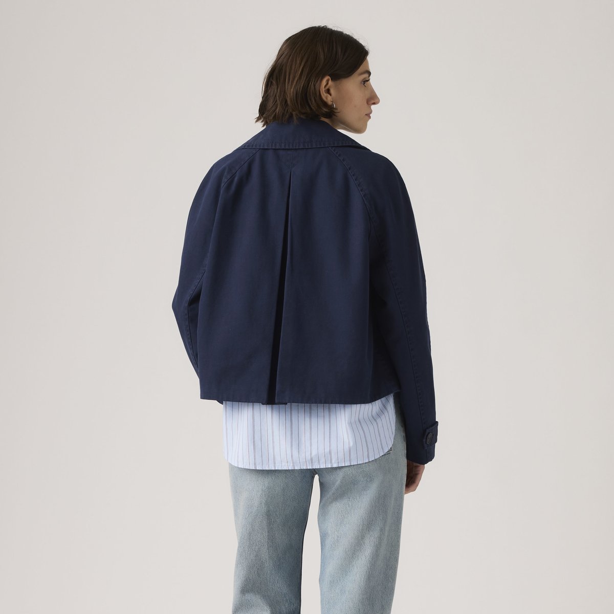 Veste Swing Trench Crop Bree bleu - nightwatch blue, LEVI'S